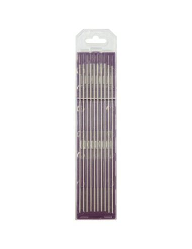 10 Electrodes - Tungsten E3 Ø1.6 - Purple (Ac/Dc - Aluminium/Steel)
